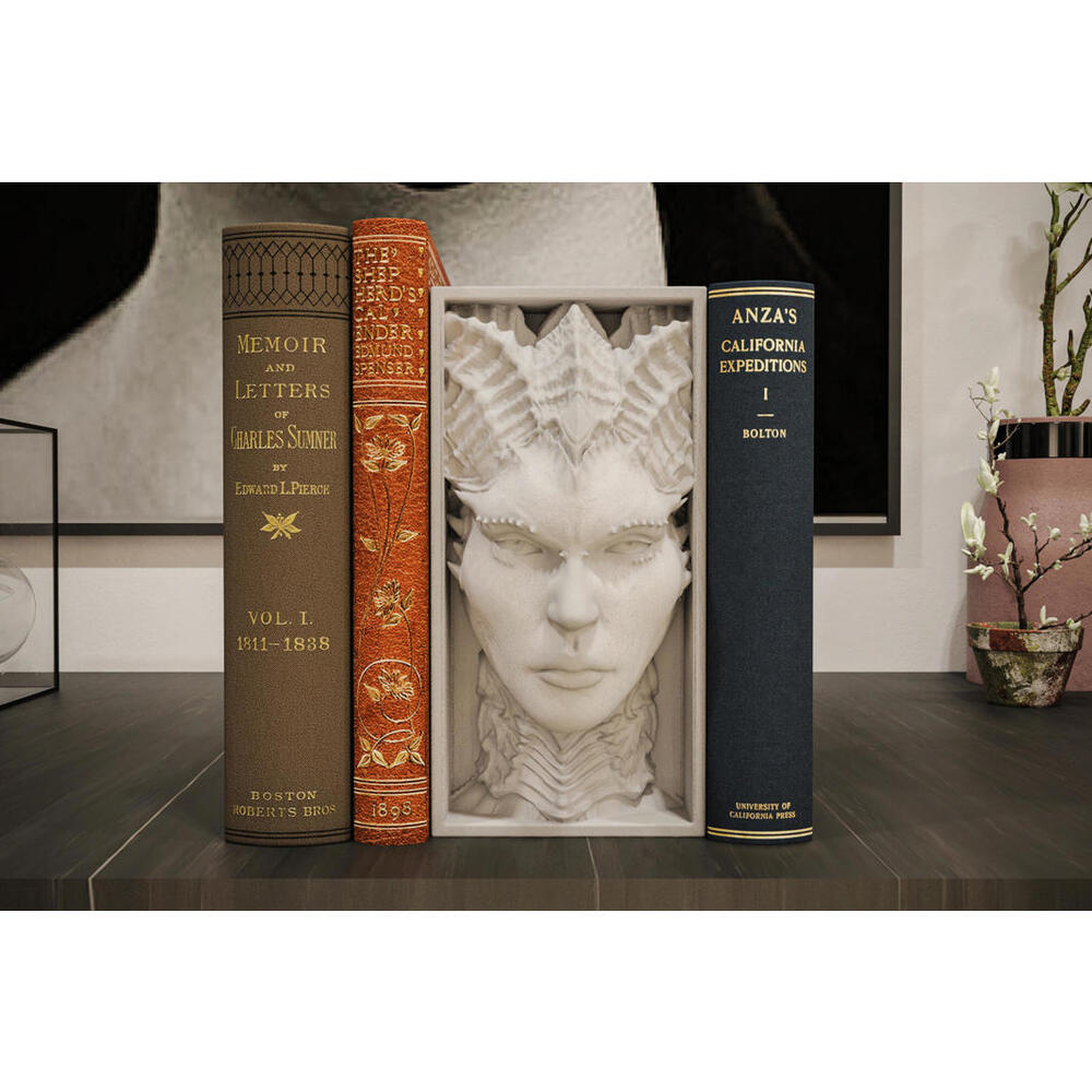 Lilith Book Nook Bookshelf Insert - Queen of Hell Library Decor